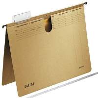 Leitz hanging file ALPHA 19940000 DIN A4 office staple natural brown, pack of 25