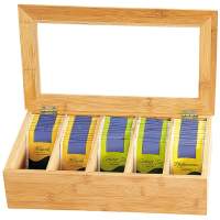 KESPER tea box FSC® bamboo 36x20cm
