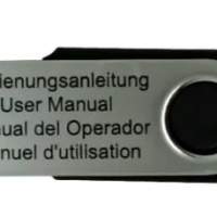 Manual USB Stick mit Aufdruck